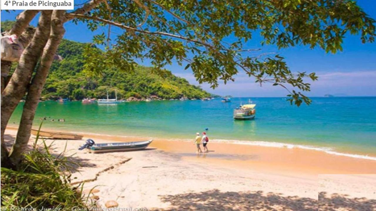 Apartamento Ubatuba - Praia grande - 80m da Praia - Até 8 Pessoas - Praia Grande Ubatuba - 2 Quartos Exterior foto